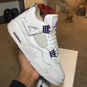 Jordan 4 metallic purple